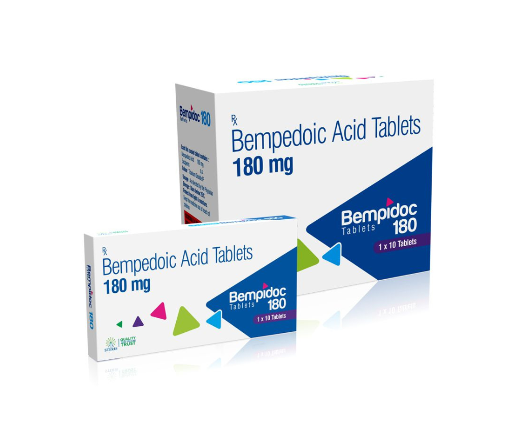 Bempedoic Acid Tablet 180 mg for Cholesterol Management & Heart Health.